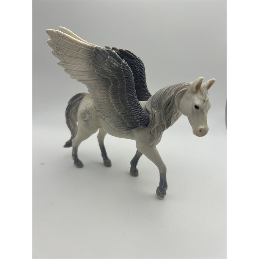 PEGUSASโ Unicorn Flying Horse 5" Fantasy Figure - 2015 Schleich Bayala White